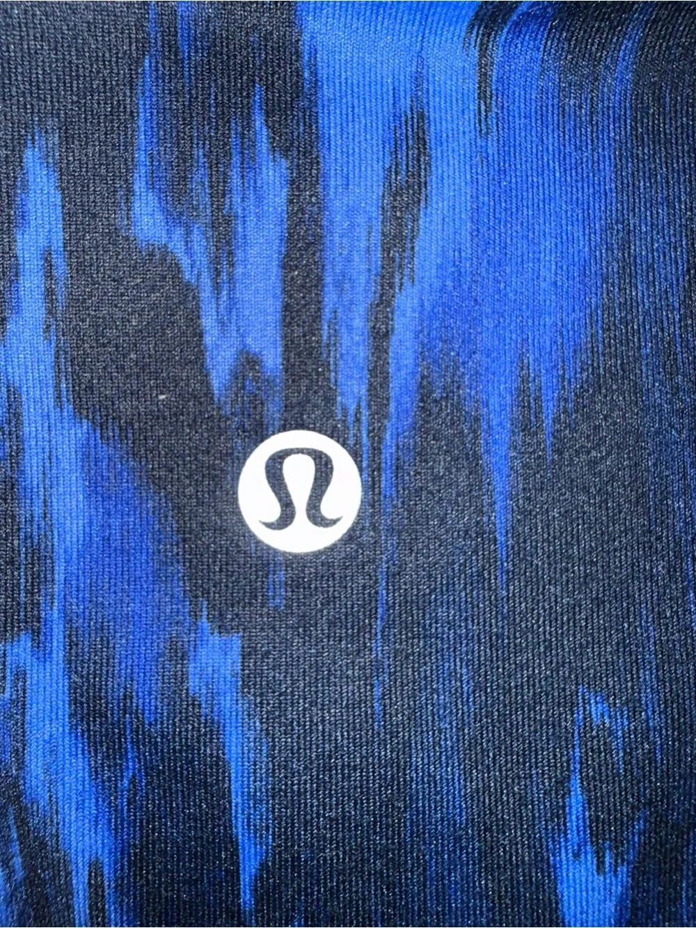 lululemon athletica Blue & Black Patterned High-Rise Leggings